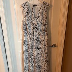 The Limited Navy and White dress size 20W